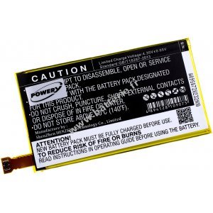 Batterie pour Sony Ericsson Xperia Z2a / D6563 / type LIS1547ERPC