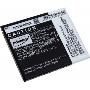 Batterie pour Mobistel Cynus F5 / type BTY26184