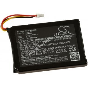 Batterie adapte  la navigation Garmin GPS DriveSmart 5, DriveSmart 55, Type 361-00056-08 et autres