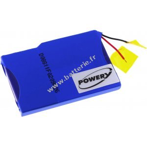 Batterie pour Garmin Foretrex 101 / type 361-00013-15