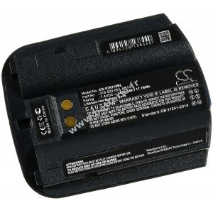 Batterie pour lecteurs de codes-barres Intermec CK30 / CK31 / CK32 / Type 318-020-001
