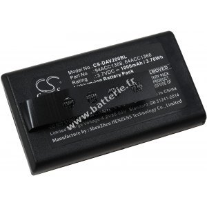 Batterie adapte au lecteur de codes-barres Datalogic CVR2, Memor X3, type 3H21-00000370