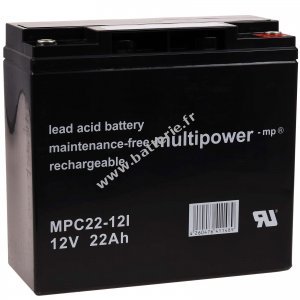 Batterie plomb-acide  (multipower) pour chaise roulante lectrique Alber E-Fix 26