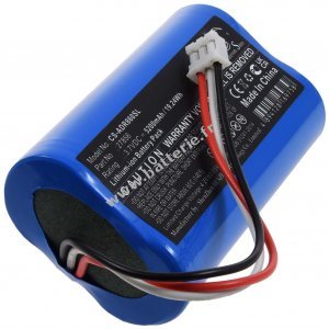 Batterie adapte pour DAB+,DAB-Digital -Radio Albrecht DR 860, DR 855, Type 27856