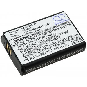 Batterie adapte au HotSpot mobile WLAN Huawei E587 4G / GP 02 / type HB5A5P2 et autres