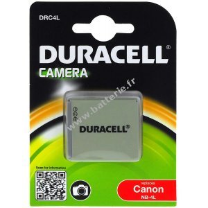 Batterie Duracell DRC4L pour Canon type NB-4L