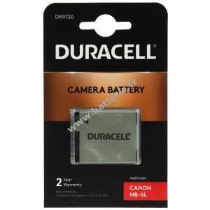 Batterie Duracell DR9720 pour Canon type NB-6L