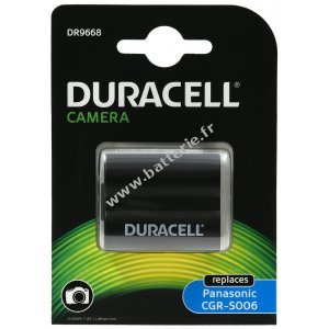 Duracell Batterie pour appareil photo numrique Panasonic Lumix DMC-FZ8 srie / type CGR-S006E