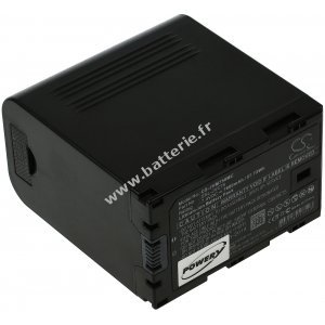 Batterie d'alimentation pour camra vido professionnelle JVC GY-HM200 / type SSL-JVC 75 avec USB