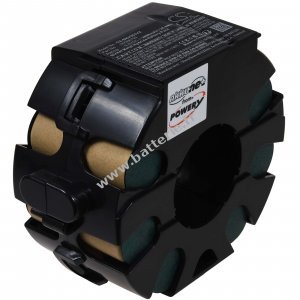 Batterie compatible avec l'aspirateur  main Black & Decker WD9610 DV9610N Type 90566793