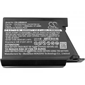 Batterie pour robot aspirateur LG VR34406LV / VR6170LVM / type EAC62218202
