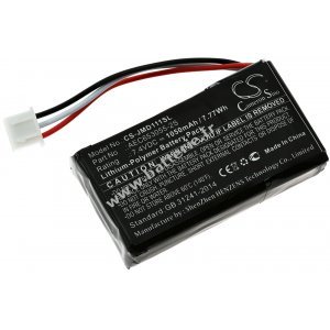 Batterie adapte  l'enceinte JBL Flip 1 / type AEC653055-2S (attention  la polarit et au type de fiche !)