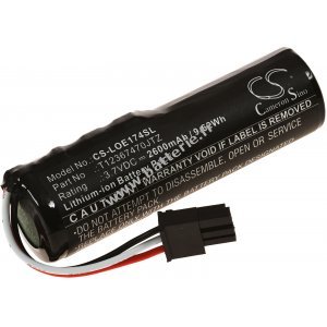 Batterie adapte au haut-parleur Logitech Ultimate Ears Blast, 984-000967, type T12367470JTZ et autres