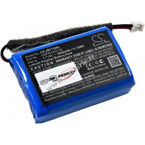 Batterie adapte au haut-parleur JBL Turbo, type GSP853450-02
