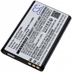 Batterie adapte au tlphone portable pour seniors Panasonic KX-TU110, KX-TU110 EXB, type 523450AR