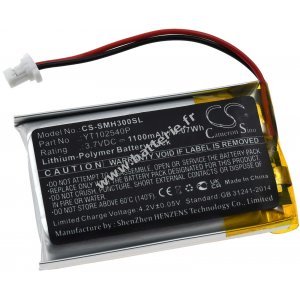 Batterie adapte au casque sans fil Sena 30K, SP46, 50S, type YT102540P