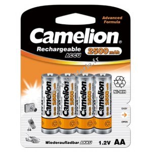 Camelion HR6 Mignon AA 2500mAh Blister de 4