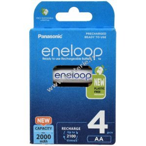 Panasonic eneloop AA HR6 HR-3UTGB 2000mAh NiMH AA battery 4-pack