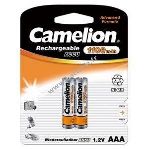 Camelion HR03 Micro AAA 1100mAh blister de 2