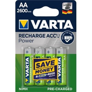 Varta Pile d'alimentation Ready2Use Mignon AA 5716 HR6 LR06 Blister de 4 2600mAh