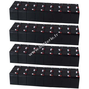 Batterie gel-plomb Powery pour USV APC Smart-UPS RT 15K RM