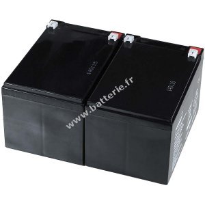 Batterie gel-plomb Powery pour APC Smart-UPS 1000