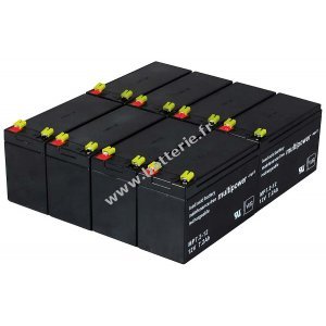 Batterie rechargeable de remplacement pour USV APC Smart-UPS XL 3000 RM 3U