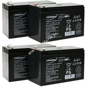 Batterie gel-plomb Powery pour USV APC RBC 24