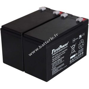 Batterie gel-plomb FirstPower pour USV APC RBC5 7Ah 12V