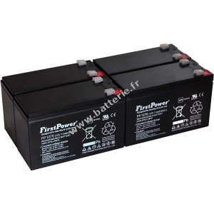 Batterie gel-plomb FirstPower pour USV APC RBC23 7Ah 12V