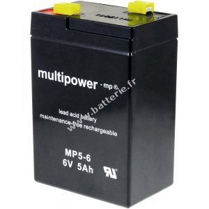 Batterie au plomb (multipower ) MP5-6