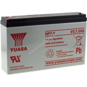 YUASA Batterie au plomb NP7-6