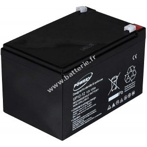 Powery Batterie plomb-gel 12Ah 12V