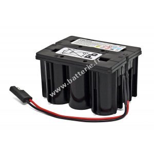 Enersys / Hawker Accumulateur au plomb, monobloc 12V 2,5Ah avec cble et fiche