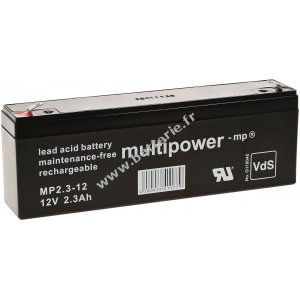 Batterie au plomb (multipower ) MP2,3-12 remplace MP2,2-12 Vds