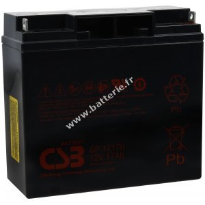 CSB Batterie de secours au plomb GP 12170 12V 17Ah