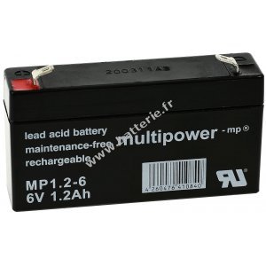 Batterie au plomb (multipower ) MP1,2-6