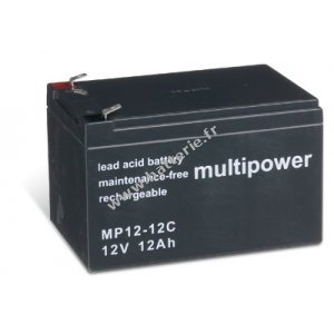 Batterie au plomb (multipower ) MP12-12C rsistante aux cycles