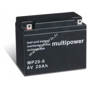 Batterie au plomb (multipower ) MP20-6