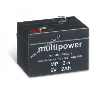 Batterie au plomb (multipower ) MP2-6