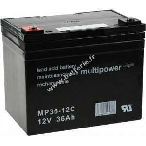 Batterie au plomb (multipower ) MP36-12C rsistante aux cycles