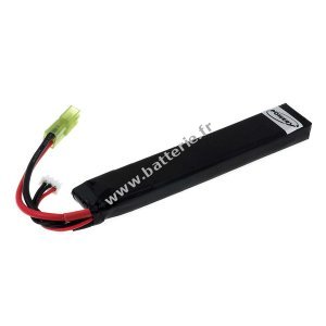 Batterie pour armes soft air LP110S2C013 avec 7,4V 1100mAh