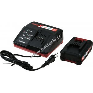 Chargeur rapide Einhell, station de charge Power X-Charger, X-Change 18V (45.120.11)