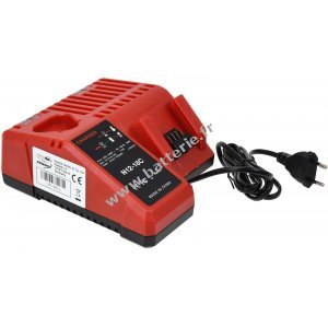 Chargeur pour AEG / Milwaukee Batteries d'outils 12V-14,4V-18V/ Li-Ion