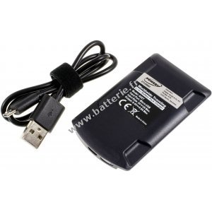 Chargeur USB pour batterie rechargeable Panasonic VW-VBG260-K