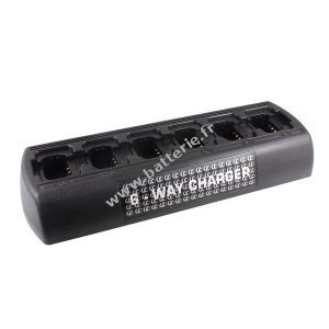 Chargeur 6 fois pour la batterie de la radio Yaesu /Vertex VX350 / Type FNB-V95Li