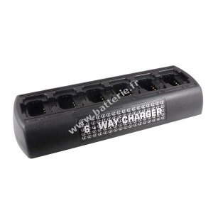 Chargeur pour 6 batteries pour batterie talkie-walkie Yaesu/Vertex VX-180