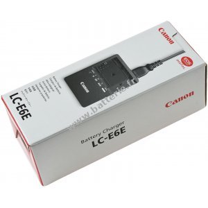 Chargeur Canon original type LC-E6E pour batterie type LP-E6N