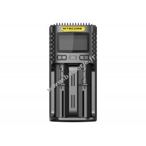 Chargeur Nitecore USB  2 fentes UM2 pour batteries Li-Ion, Li-Ion IMR, NiMH (14650,18650,22500)