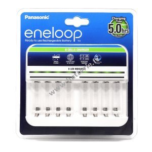 chargeur Panasonic eneloop BQ-CC63 pour 8x NiMH AA, AAA batteries